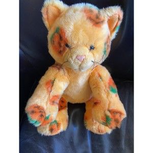 Build-A-Bear Orange and Green Stuffed Animal